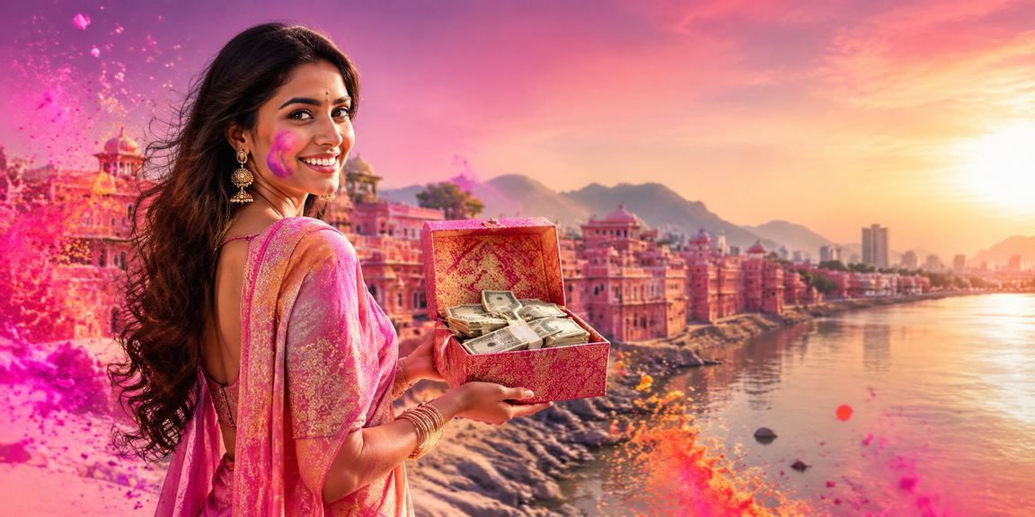Exciting casino-style games in vibrant Indian setting
